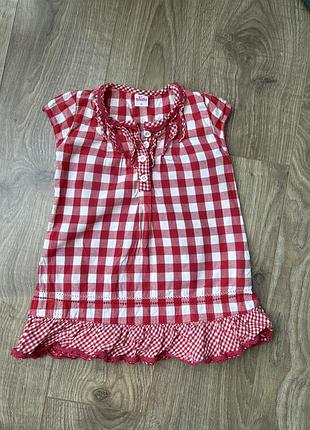 Сарафан в клітинку