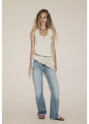 Джинси з хусткою zara