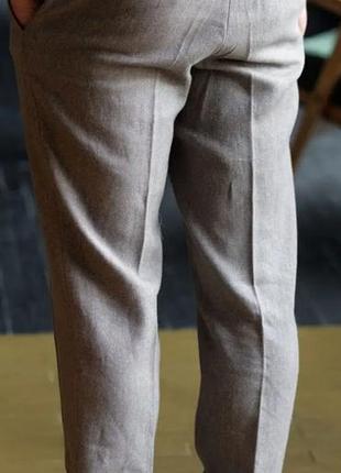 Мужские брюки лен!