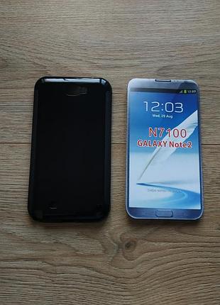 Чохол для samsung galaxy note 2 n7100 чехол захисна плівка