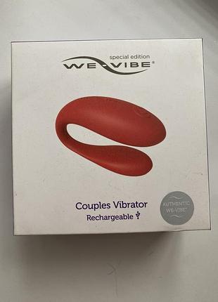 Вібратор we-vibe couples vibrator rechargeable red 2