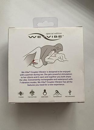 Вібратор we-vibe couples vibrator rechargeable red 4