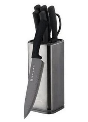 Набор кухонных ножей edenberg eb-11026, 7 предметов gray