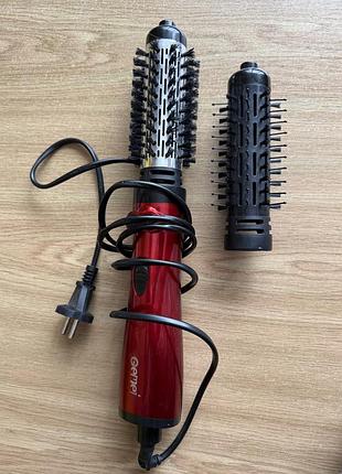 Електрична фен-щітка (стайлер) для волосся 🌬️💇‍♀️ бренд — geemy.