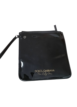 Сумка на руку косметичка dolce & gabbana чорна