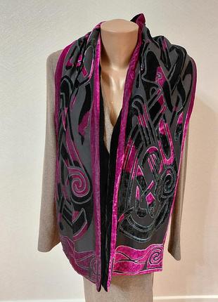 Бархатный шарф
