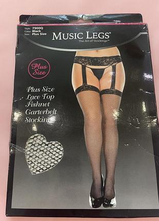 Жіночі панчохи кружевні з поясом