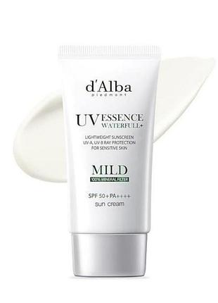 Солнцезащитный крем d'alba waterfull mild sun cream spf 50+pa+++