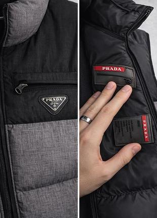 Жилетка прада. чоловіча .розмір м.бірки,матеріал видно на фото