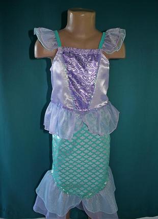 Карнавальное платье русалки,русалка ариэль на 4-5 лет