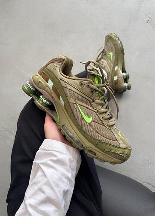 Мужские кроссовки nike supreme shox ride 2 khaki