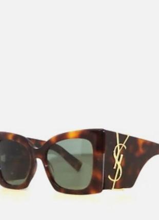 Солнцезащитные очки yves saint laurent sl m119 blaze в цвете черепахового принта