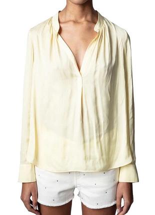 Женская желтая блуза zadig & voltaire