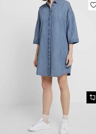 Джинсовое с карманами платье 👗 рубашка, тренч, жакет, джинсовка