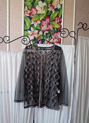 Красивий кардиган сіточка з оздобленням mission.