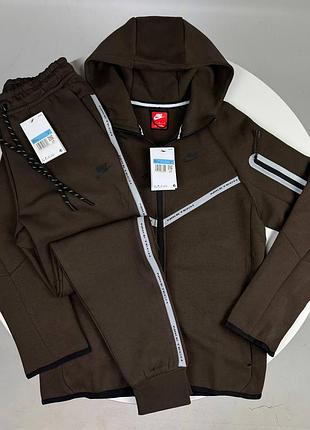 Костюм nike tech fleece 2 рефлективний