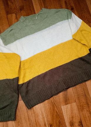 Яскравий весняний жіночий светр "павутинка"