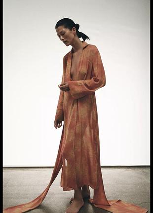 Ексклюзивна сукня на запах в квіти