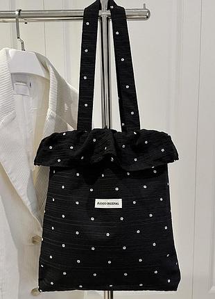 Жіноча сумка шопер чорна