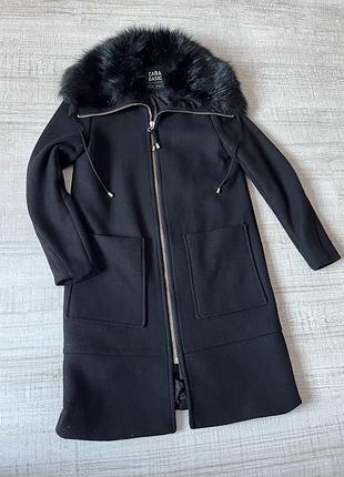 Пальто zara basic