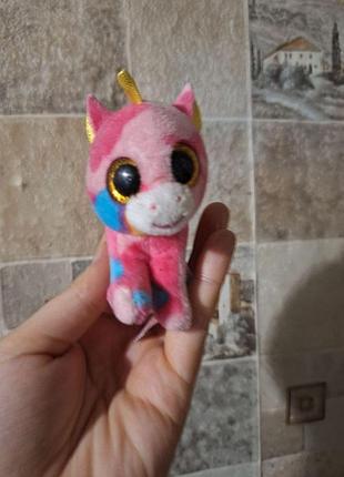 Іграшка-брелок єдиноріг ty