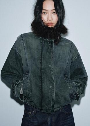 Куртка бомбер zara xs, s, m 4