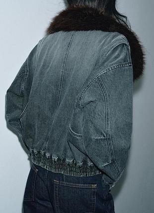 Куртка бомбер zara xs, s, m 5
