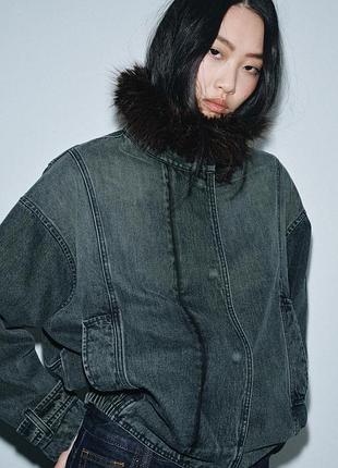 Куртка бомбер zara xs, s, m 6