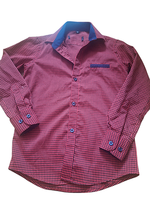 Рубашка в клетку для мальчика