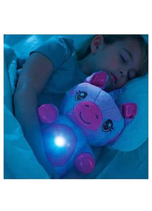 М’яка плюшева іграшка-нічник- проектор hug to light led