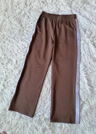 Трикотажні штани palace із сріблястою лампасом туреччина