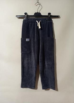 Вельветовые штаны на 6 лет 116 см