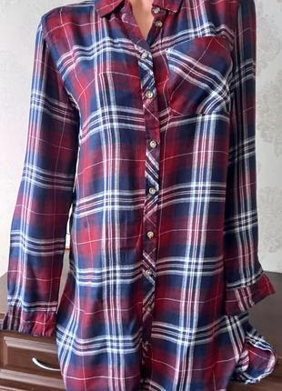 Рубашка удлиненная