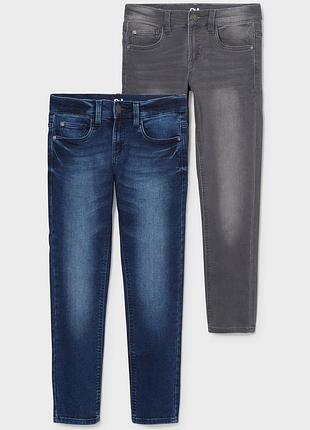 🏍️ зауженные джинсы для мальчика, набор из 2 шт | c&amp;a