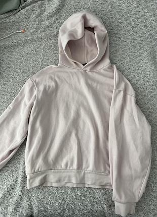 Рожеве худі  з капюшоном