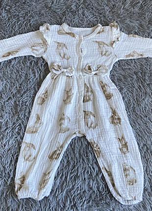 Мусліновий чоловічок 12-18 краще на 9-12