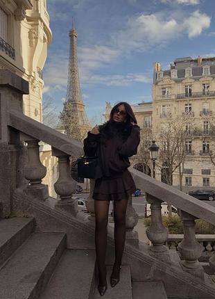 Zara нова спідниця-шорти з воланами