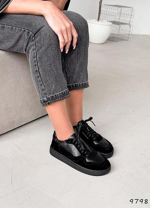 Кеди з натуральної шкіри / замші