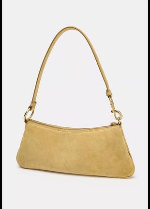 Zara шкіряна сумка на плече