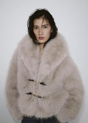 Шуба zara s m l