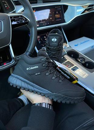 Мужские кроссовки columbia firebanks mid#x black grey