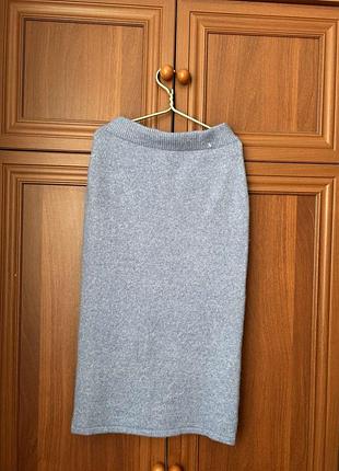 Юбка-карандаш трикотажная с карманом