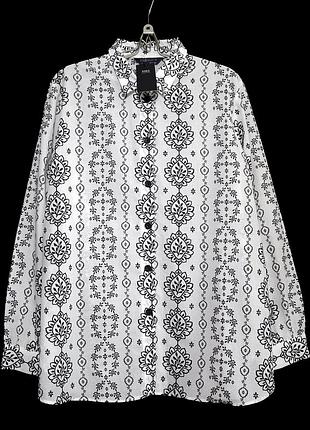 Гарна пряма сорочка з тоненької бавовни р.16