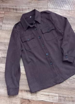 Сорочка коричнева