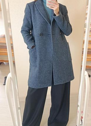 Вовняне пальто massimo dutti