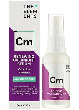 Сироватка відновлююча the elements renewing overnight serum