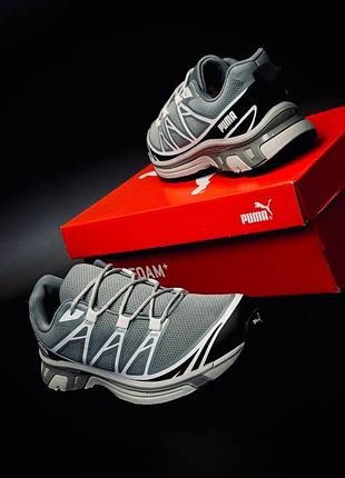 Puma мужские весенние серые кроссовки/ пума мужское весенние серые кроссовки/ в размерах 40-45