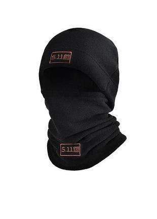 Тактический флисовый комплект шапка + бафф / балаклава 5.11 tactical