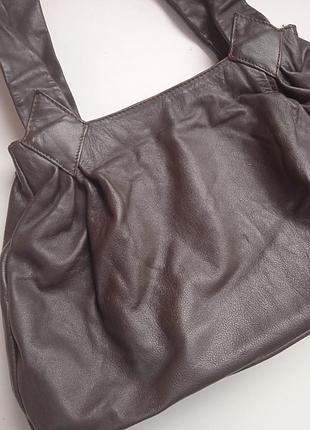 Натуральна шкіряна сумка.