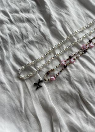 Набір прикрас намист на шию